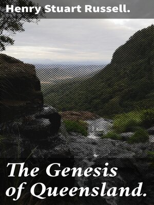 cover image of The Genesis of Queensland.